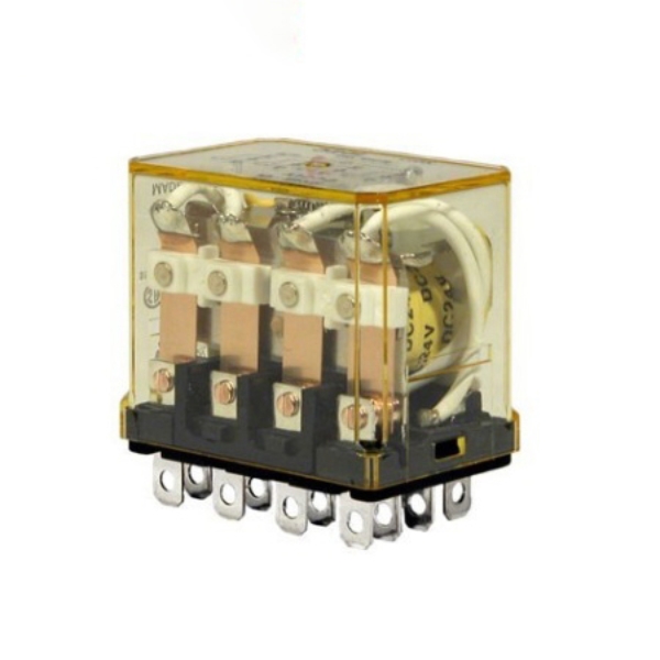 Relay (Rơ le) 14 chân dẹp lớn 24VDC 10A IDEC RH4B-ULDC24