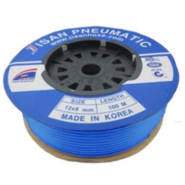 Ống hơi PU JISAN 12 Trắng – Xanh